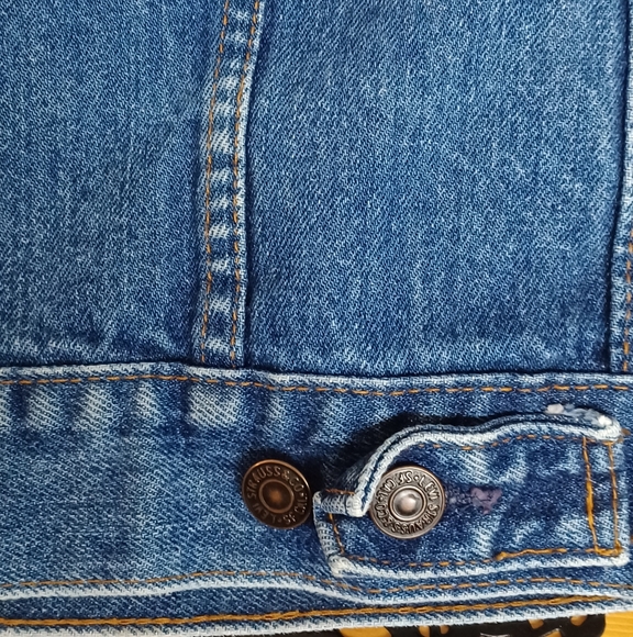 VINTAGE LEVI'S TRUCKER DENIM JACKET SIZE 36 0961-19 MADE IN CANADA - Picture 14 of 16